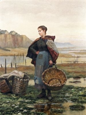 Daniel Ridgway Knight - The Young Laundress