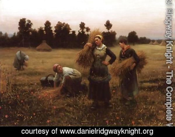Daniel Ridgway Knight - The Harvesters
