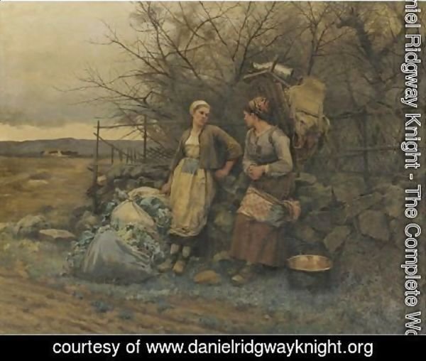 Daniel Ridgway Knight - Maidens Waiting