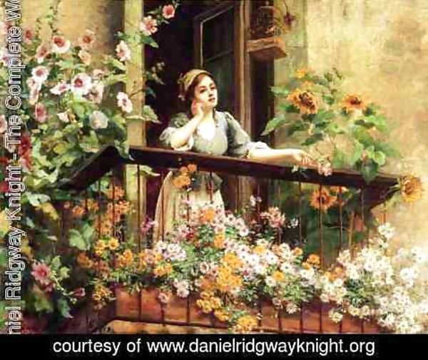 Daniel Ridgway Knight - A Pensive Moment